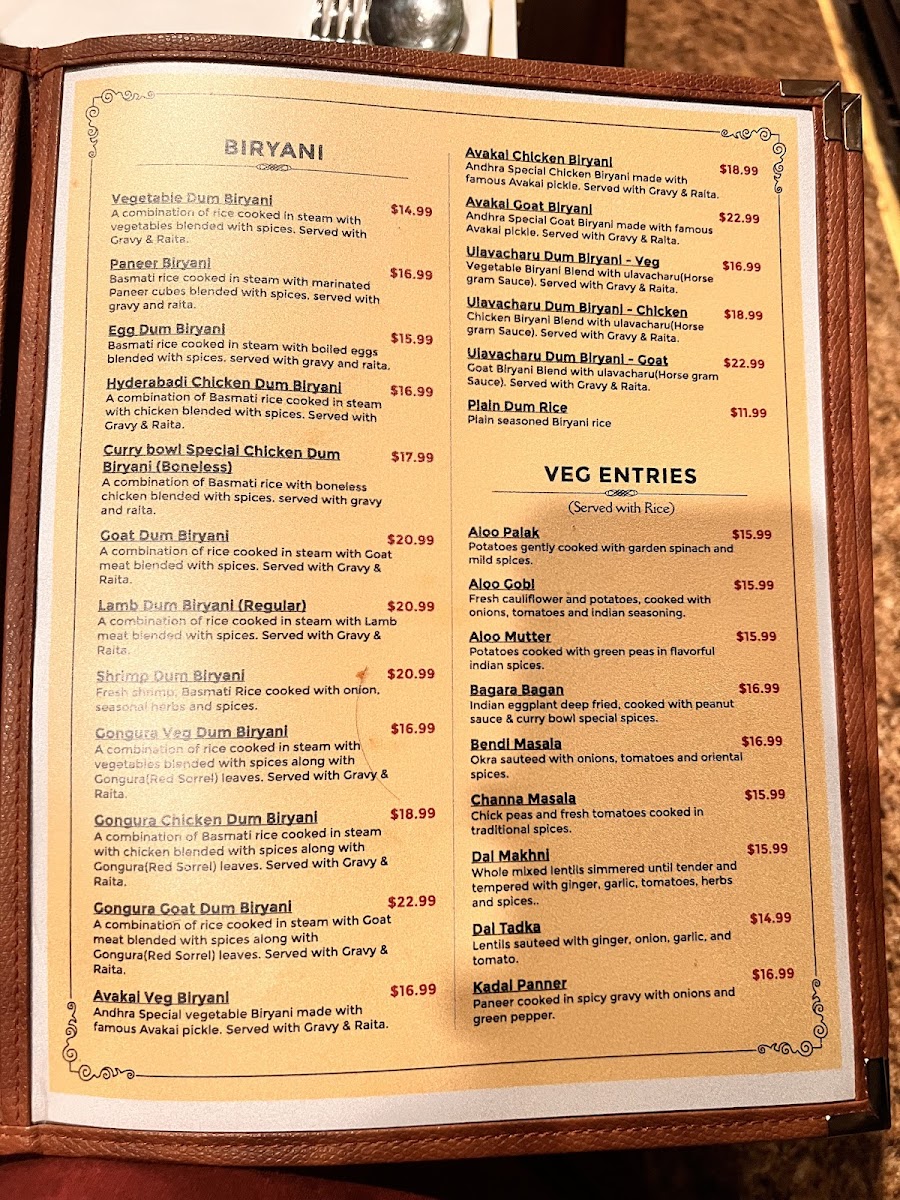 CURRY BOWL INDIAN CUISINE - 9