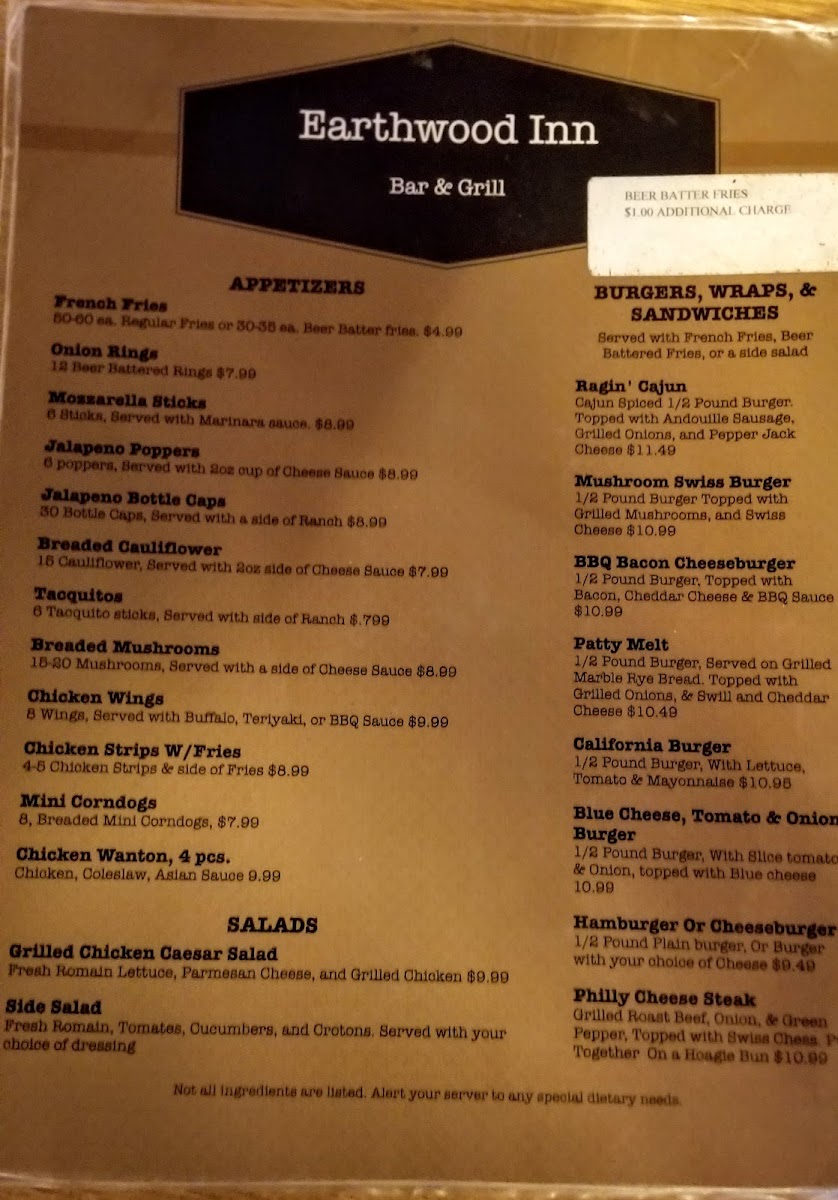 Earthwood Inn, Restaurant, & Bar - 1