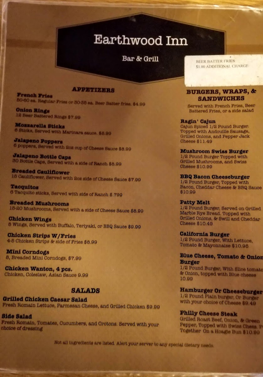 Earthwood Inn, Restaurant, & Bar - 2