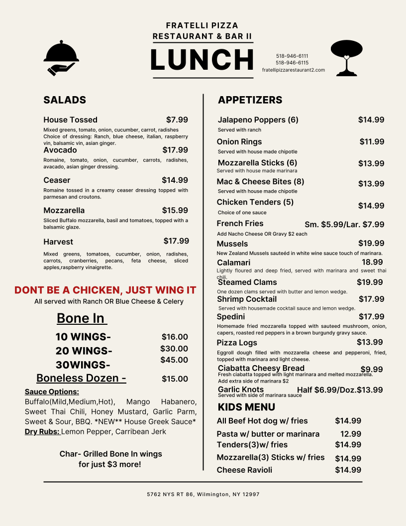 Fratelli Pizza Restaurant & Bar II - 6