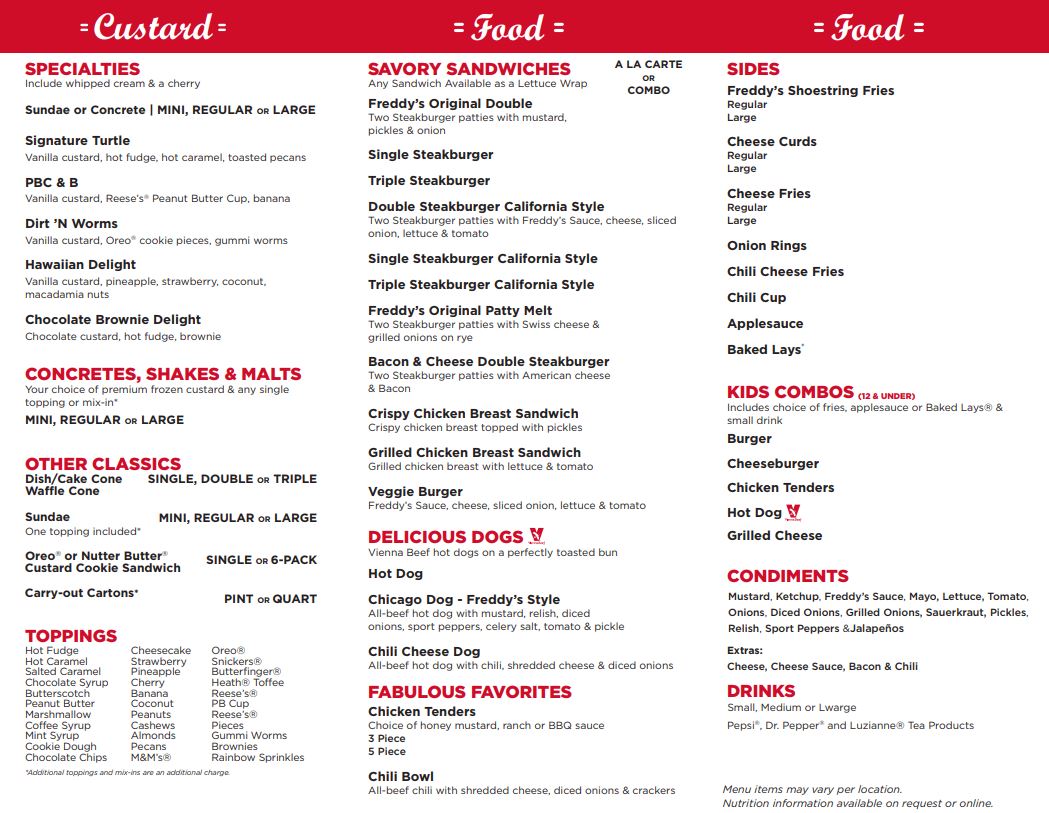 Freddy's Frozen Custard & Steakburgers - 3