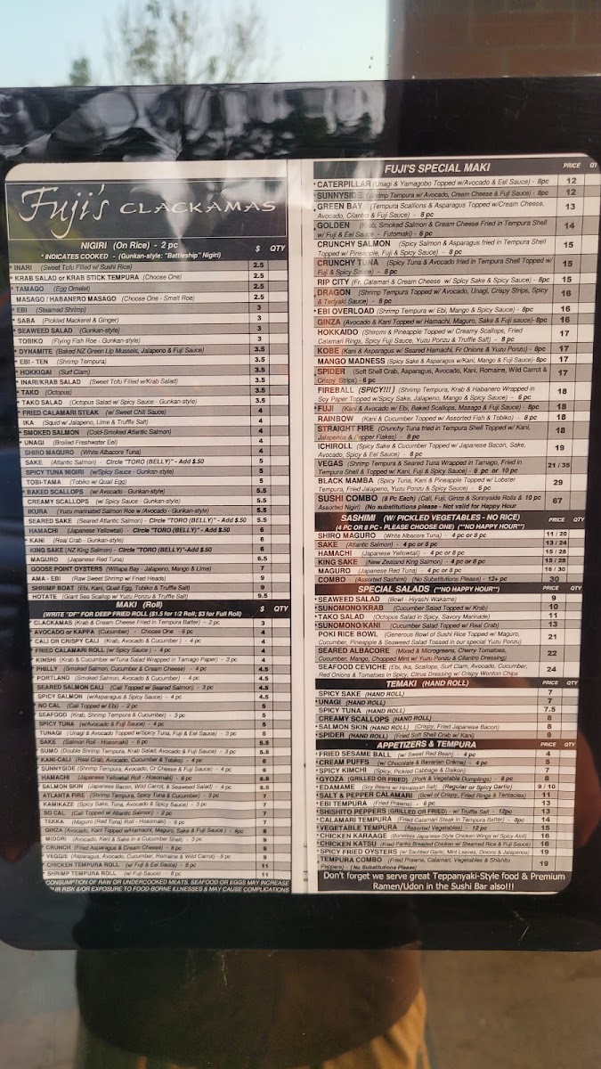 Fuji's Clackamas - 1