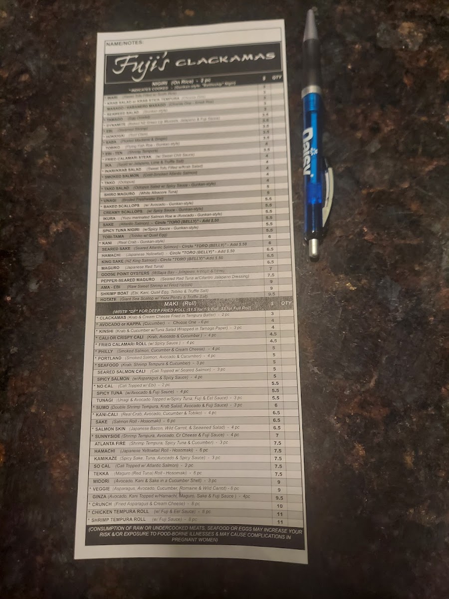 Fuji's Clackamas - 2