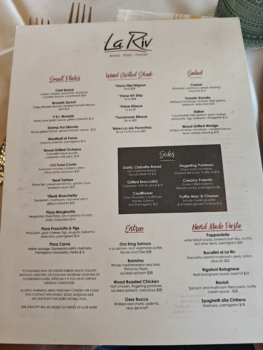 La Riv Wood Fired Italian - 3