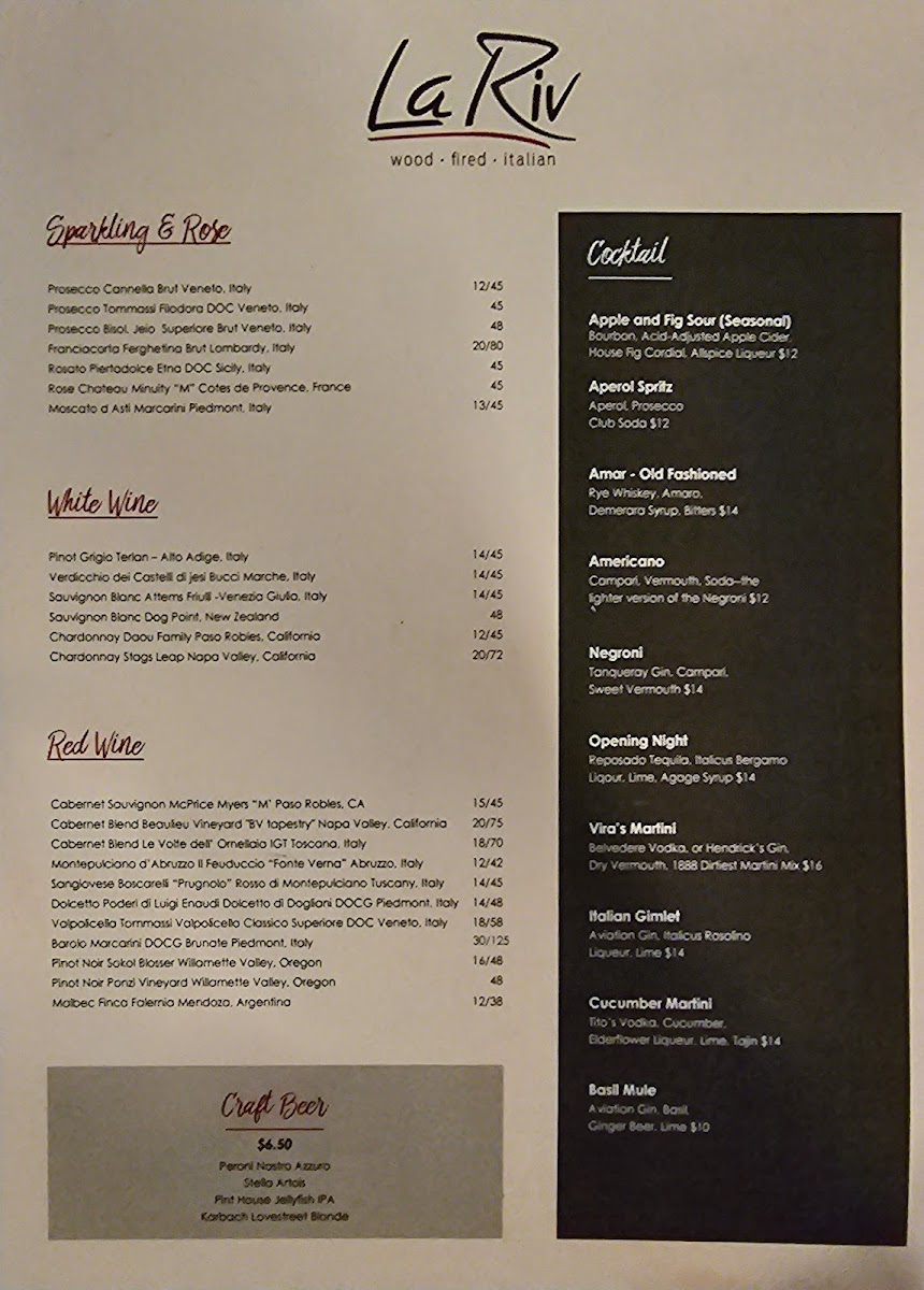 La Riv Wood Fired Italian - 7