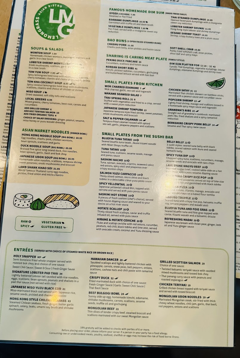 Lemongrass Asian Bistro Sushi - 6