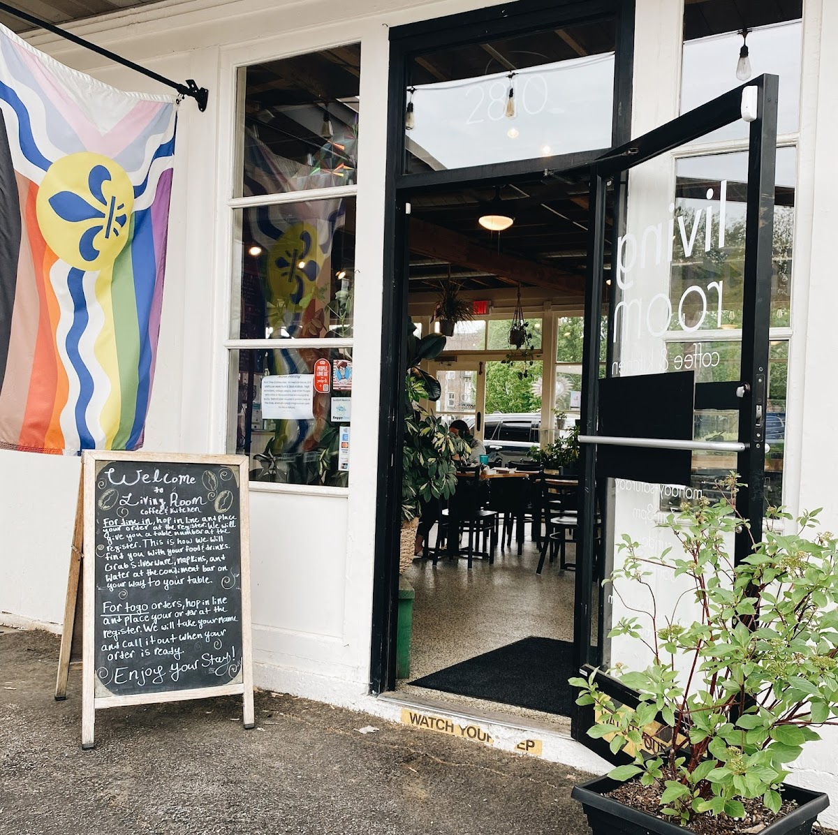Living Room Coffee & Kitchen