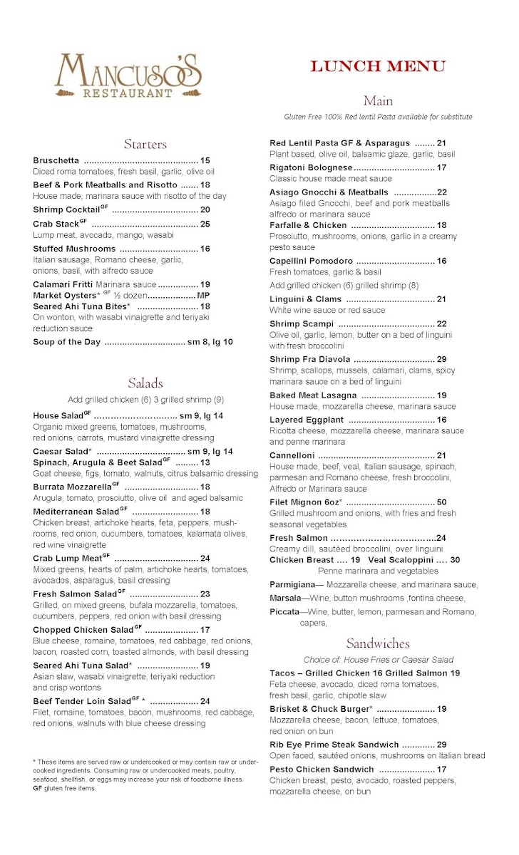 Mancuso's Restaurant - 1