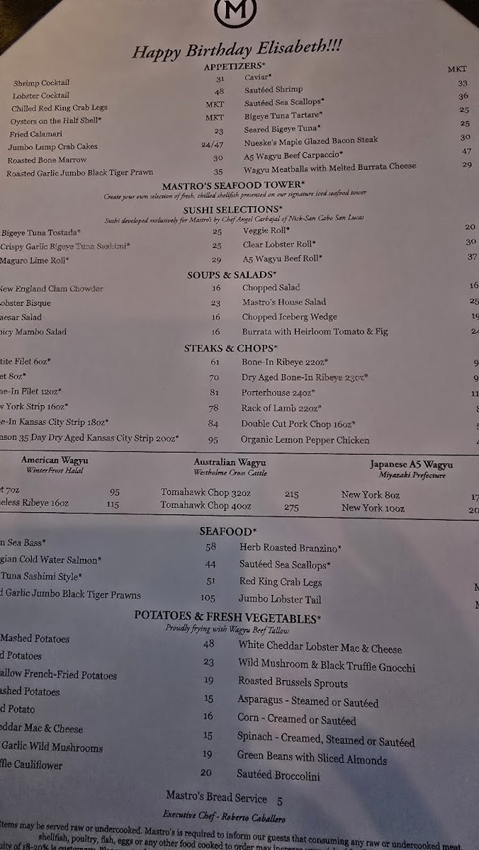 Mastro's Ocean Club - 8