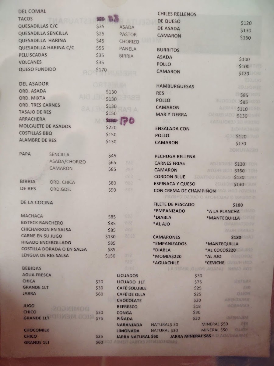 Restaurant Angelita, Las Varas, Nay. - 1