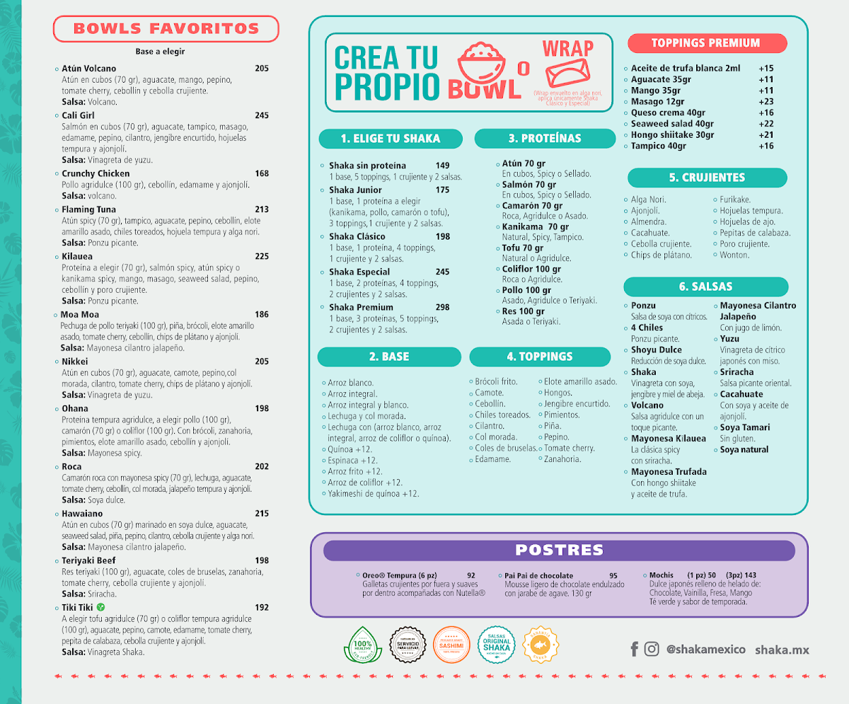 Shaka 808 Condesa Hawaiian Poké & Sushi Bowls - 1