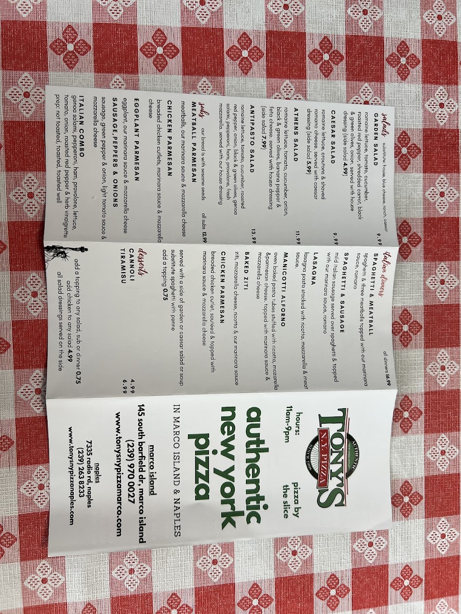 Tony's N.Y. Pizza - 6