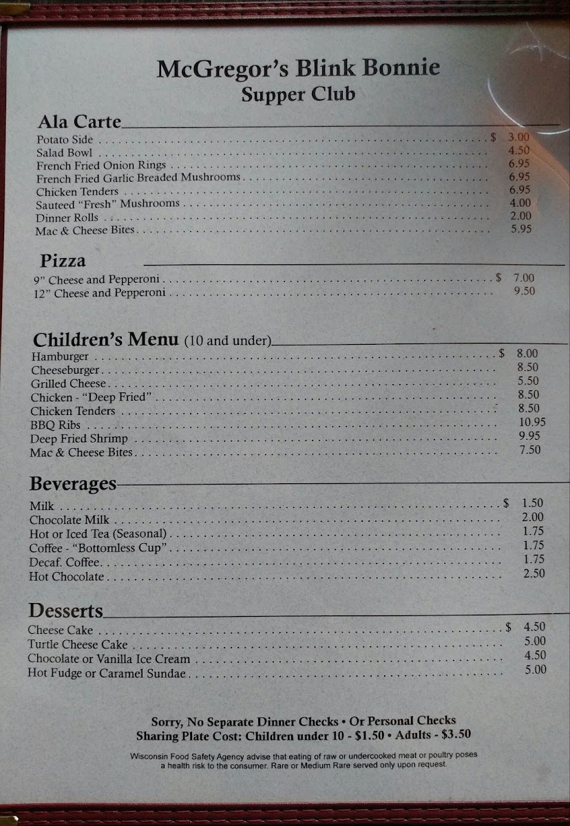 McGregor's Blink Bonnie Supper Club - 7