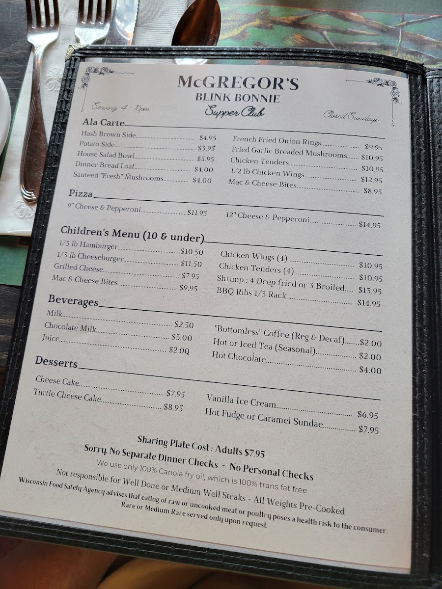 McGregor's Blink Bonnie Supper Club - 8