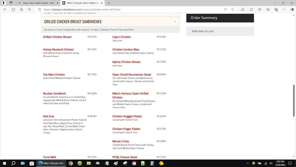 Mike's Olympic Grill - 1