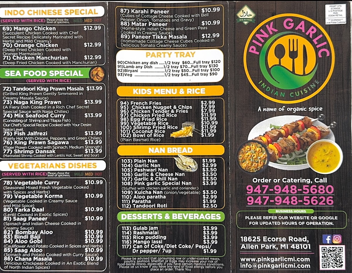 Pink Garlic Indian Cuisine-Allen Park - 3