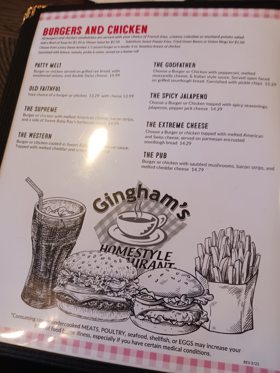 Gingham's Homestyle Restaurant - 3