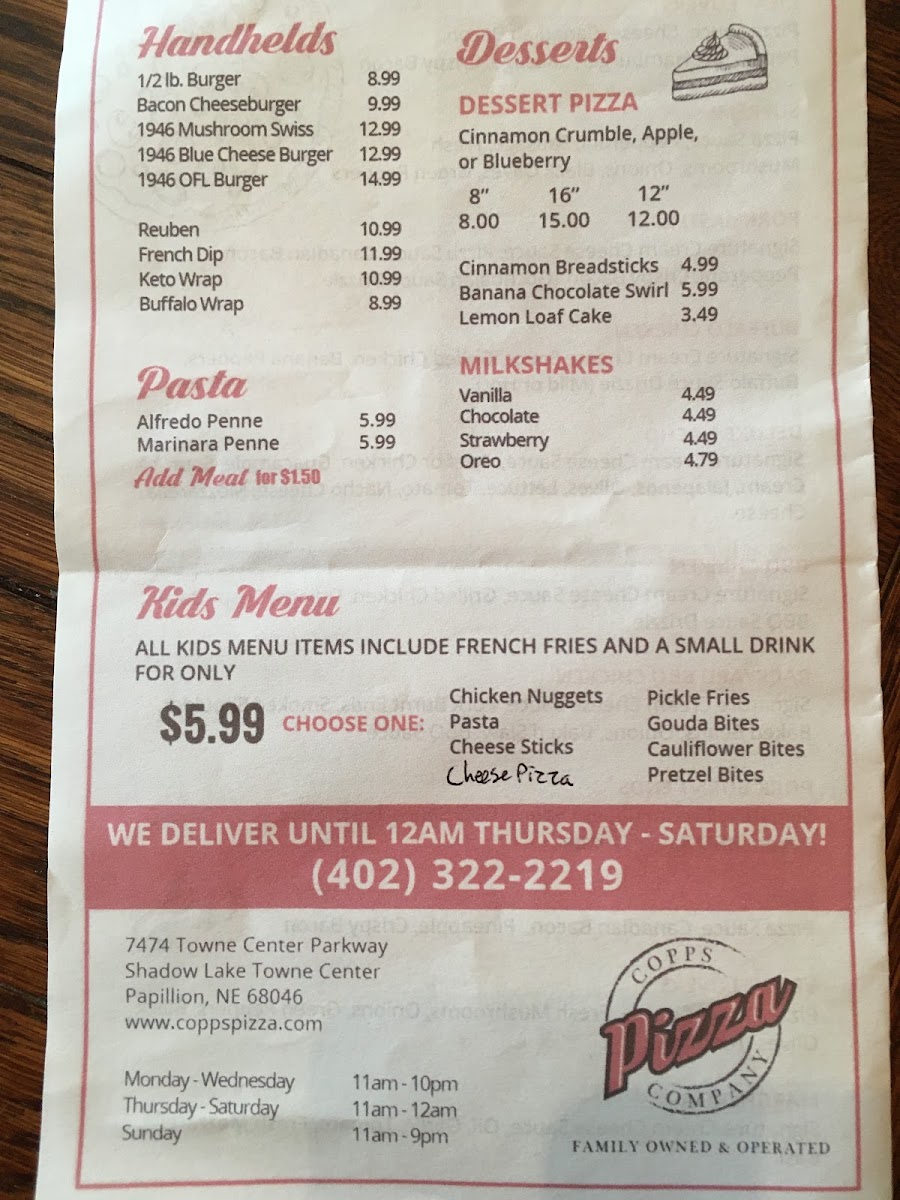 Copps Pizza Sports Bar & Grill - 4