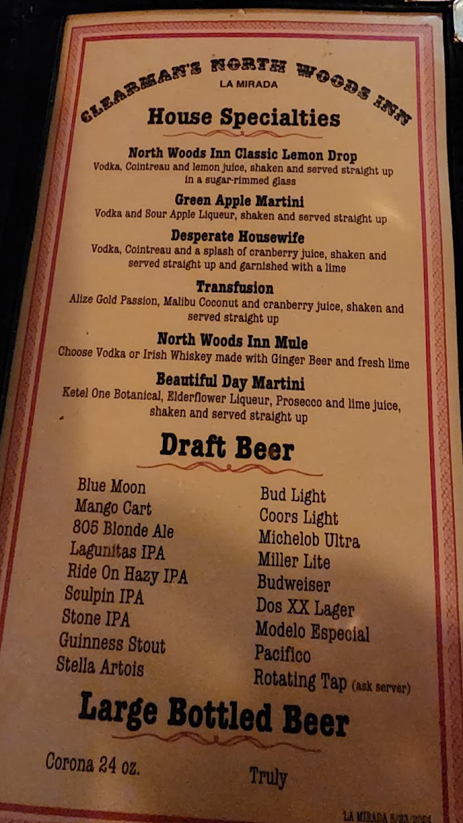 Clearman's North Woods Inn, La Mirada - 9