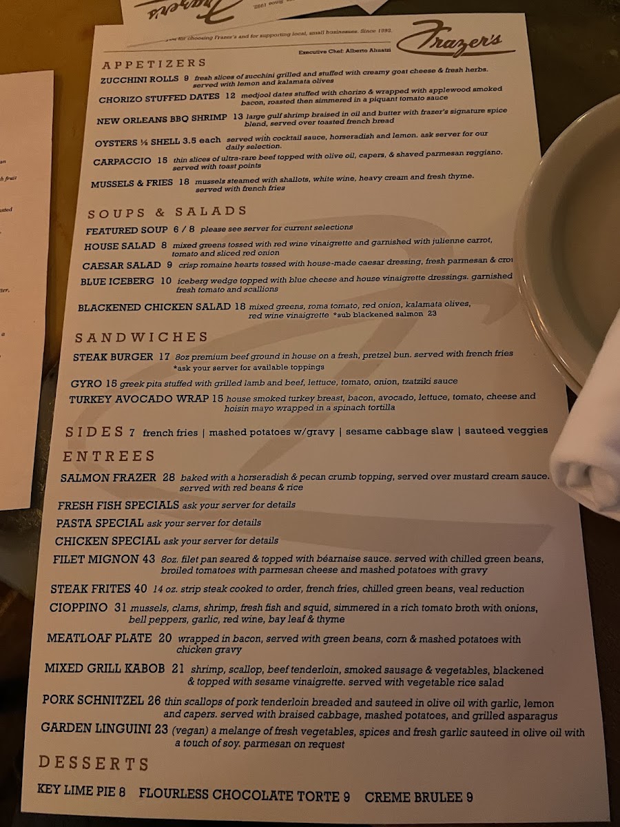 Frazer's Restaurant & Lounge - 10