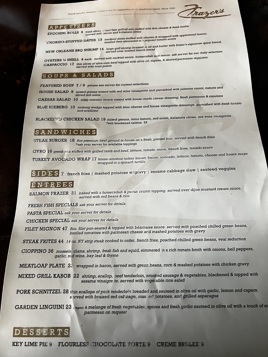 Frazer's Restaurant & Lounge - 2