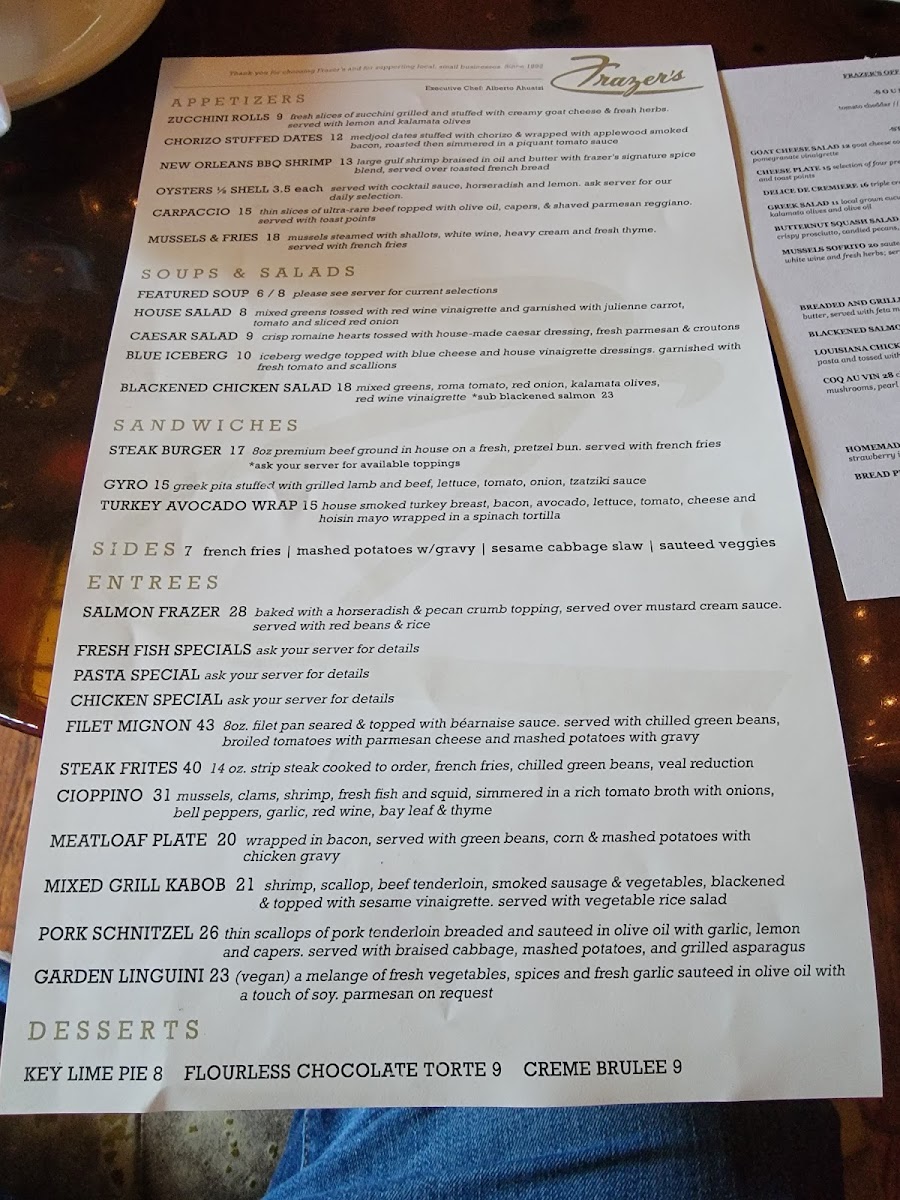 Frazer's Restaurant & Lounge - 5