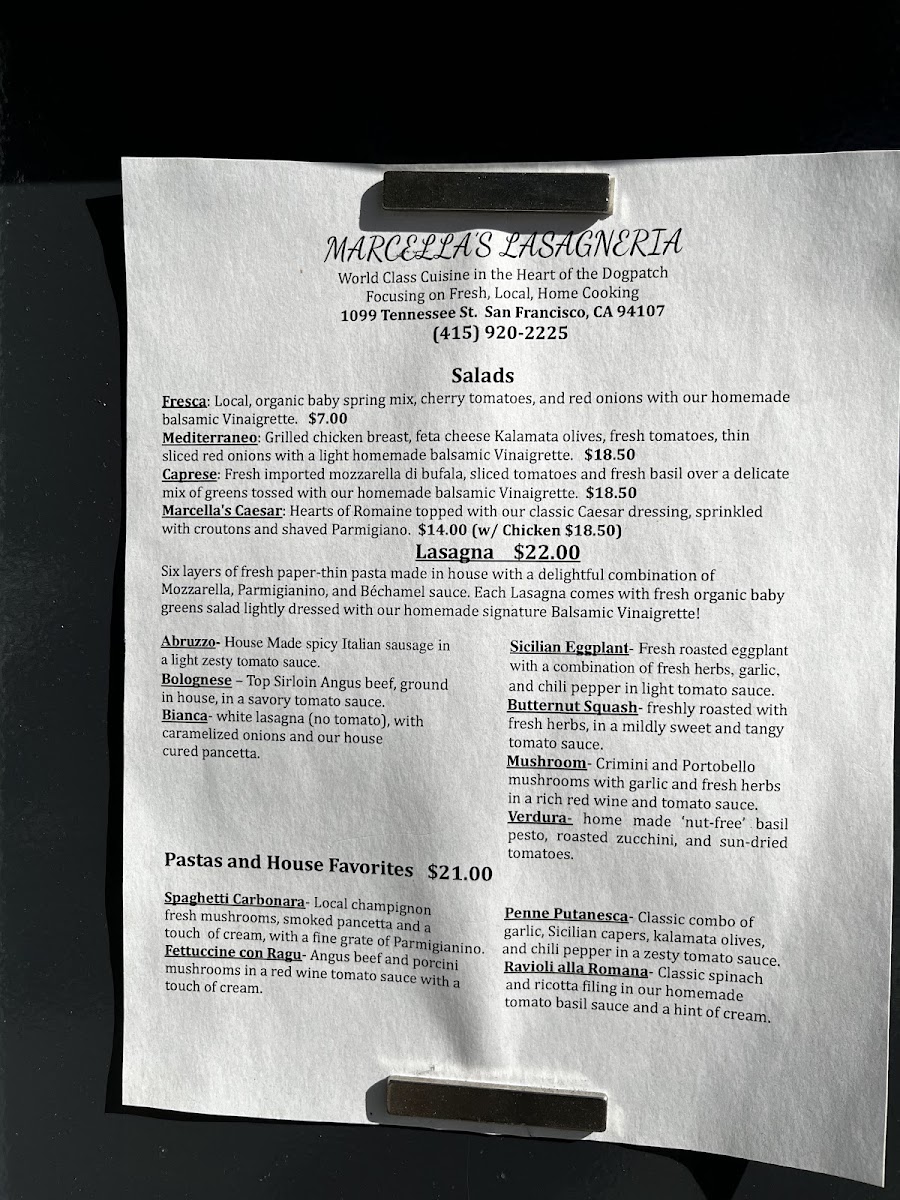 Marcella's Lasagneria - 1