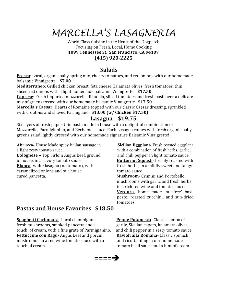 Marcella's Lasagneria - 4