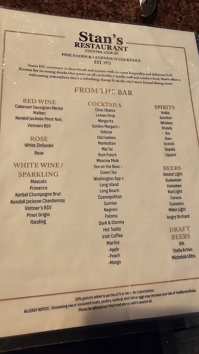 Stan's DC Restaurant - 5