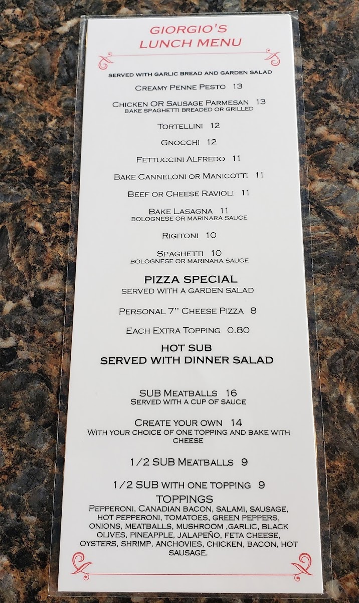 Giorgio's Pizza & Spaghetti House - 6