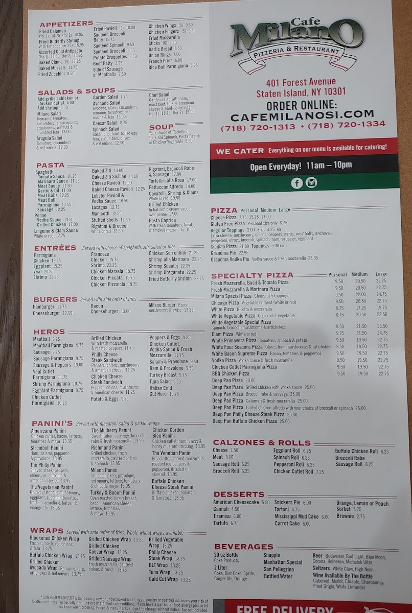 Cafe Milano Pizzeria and Restaurant - 2