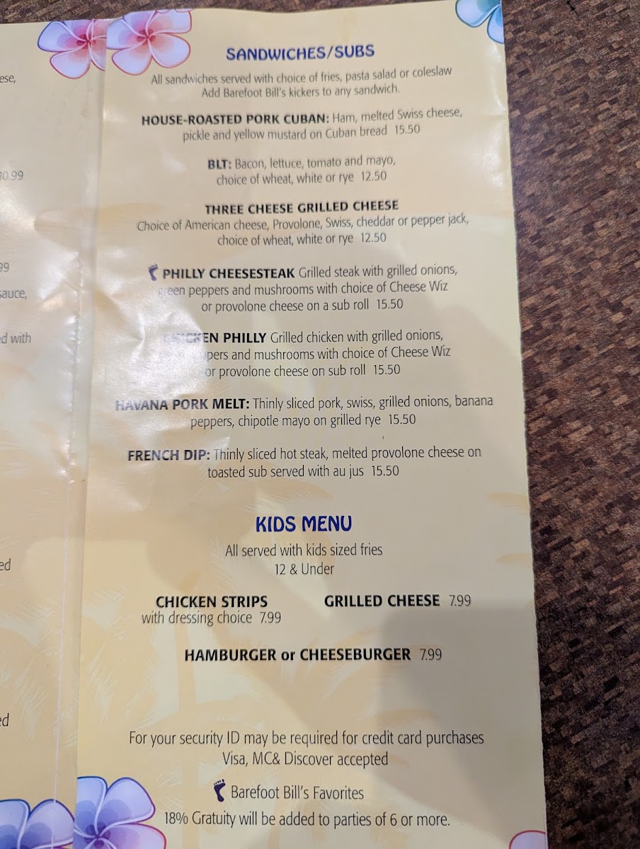 Barefoot Bill's Island Grill - 6