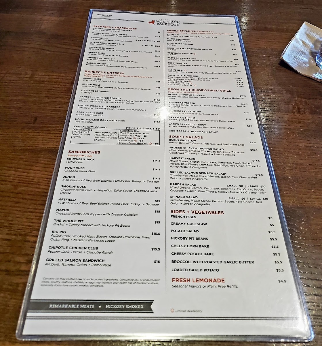 Jack Stack Barbecue - Lee's Summit - 9