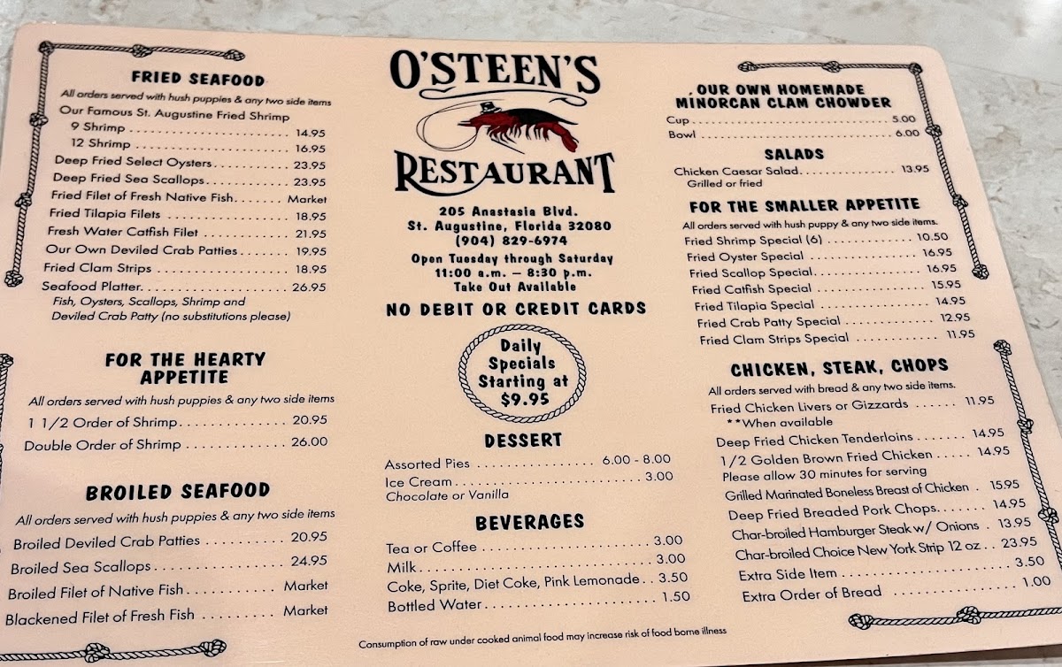 O'Steen's Restaurant - 3