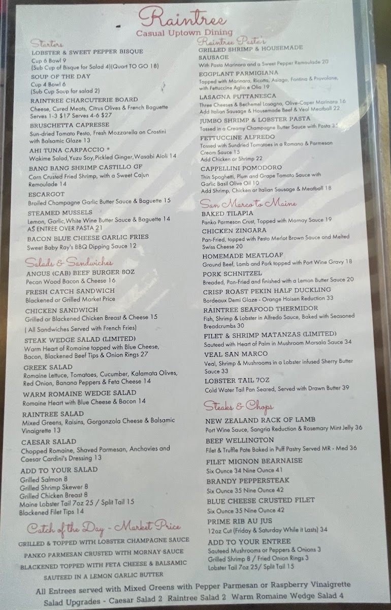 Raintree Restaurant - 9