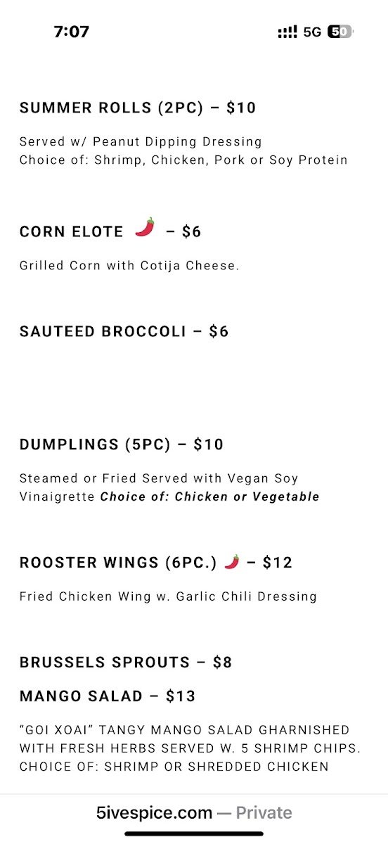 5ive Spice Tacos & Banh Mi - 10