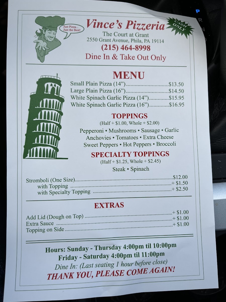 Vince's Pizzeria - 1