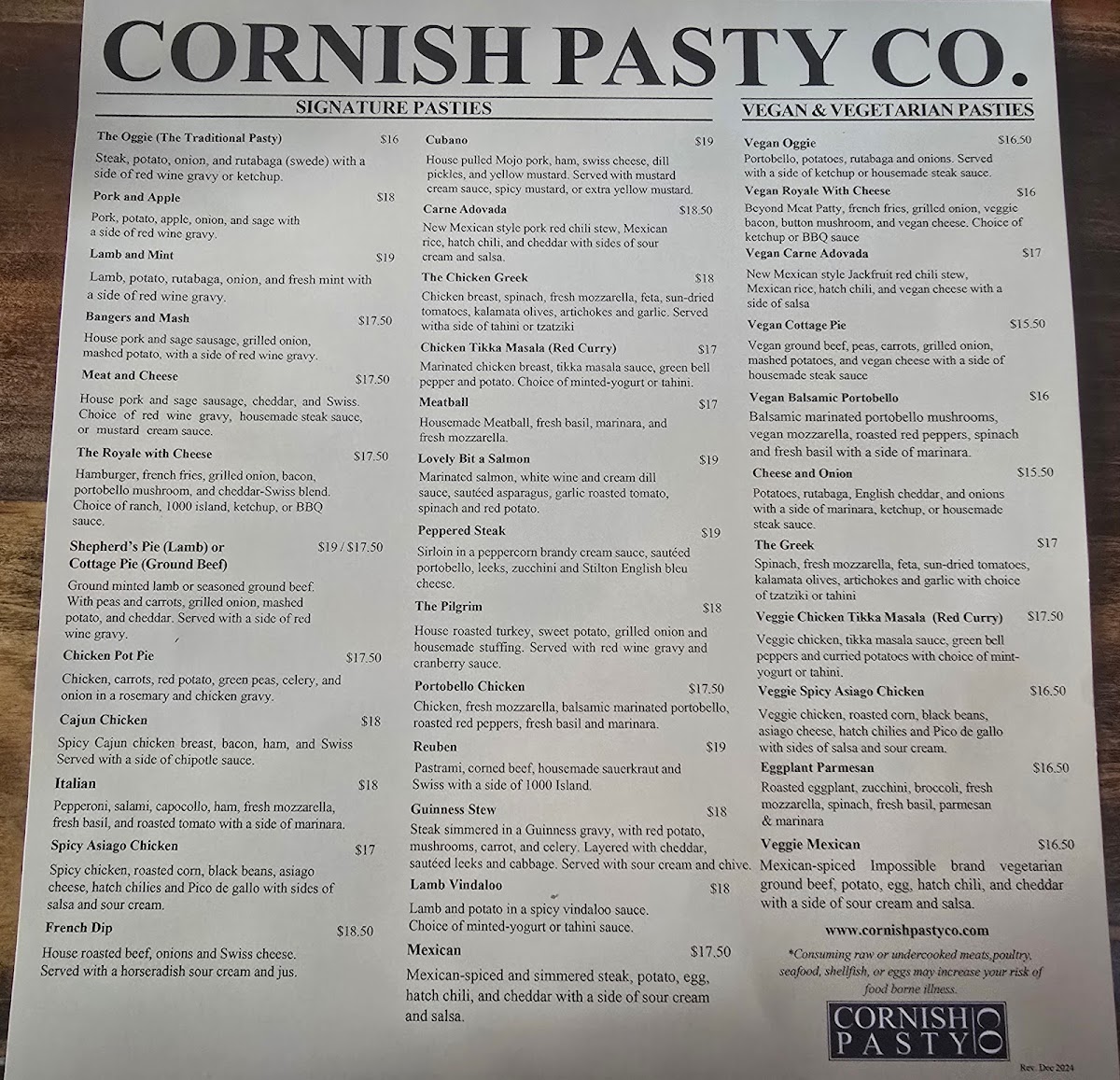 Cornish Pasty Co - 1