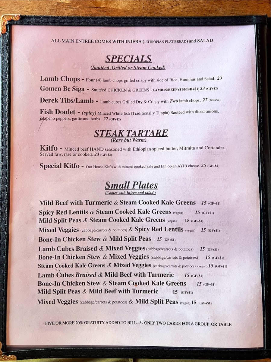 Enssaro Ethiopian Restaurant - 7