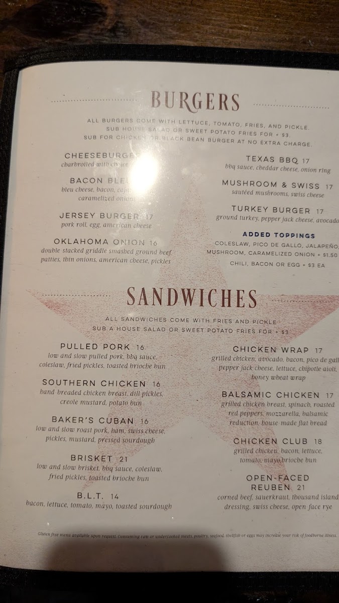 Baker's American Bar & Grille - 1