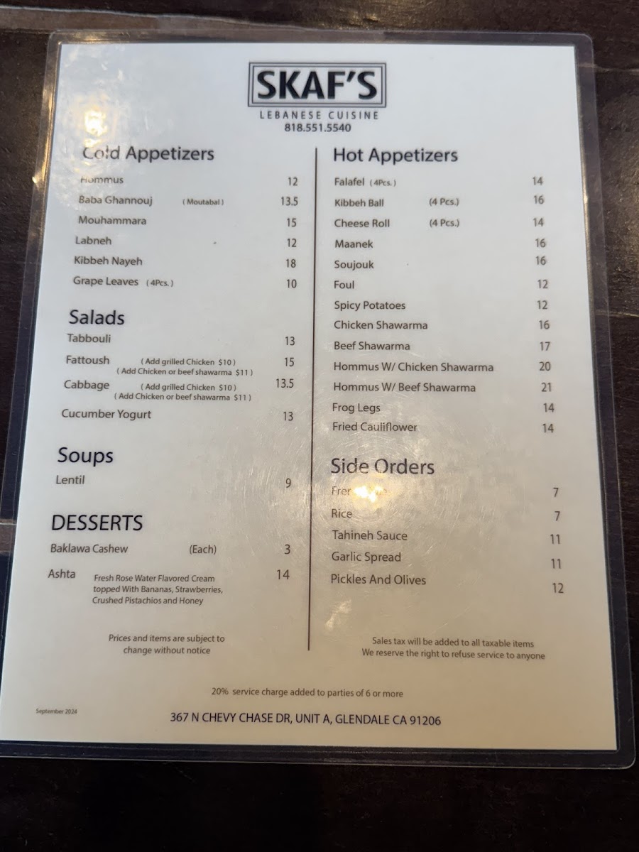 Skaf's Lebanese Cuisine - 7