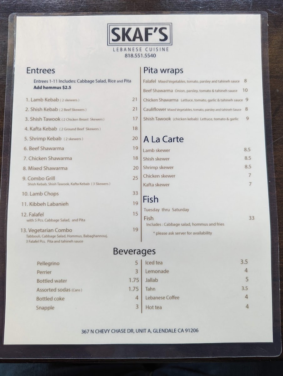 Skaf's Lebanese Cuisine - 9