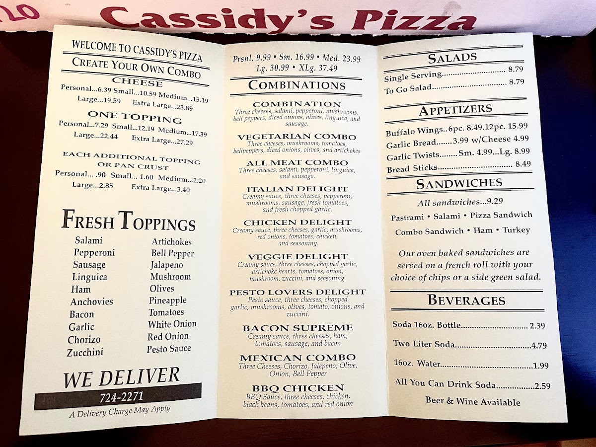 Cassidy's Pizza - 2