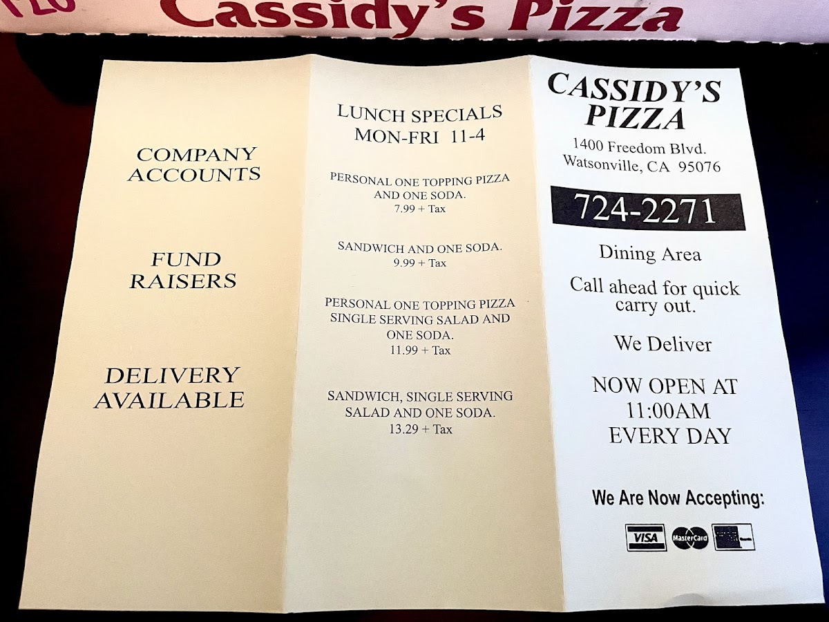 Cassidy's Pizza - 3