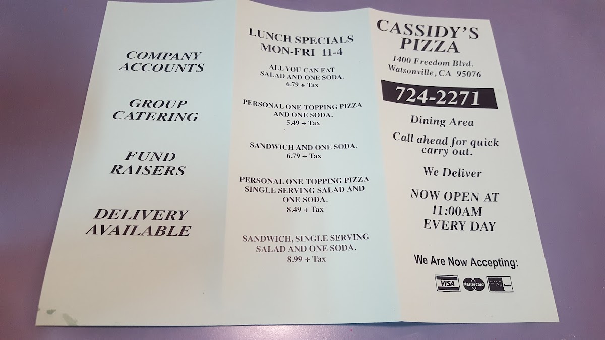 Cassidy's Pizza - 4