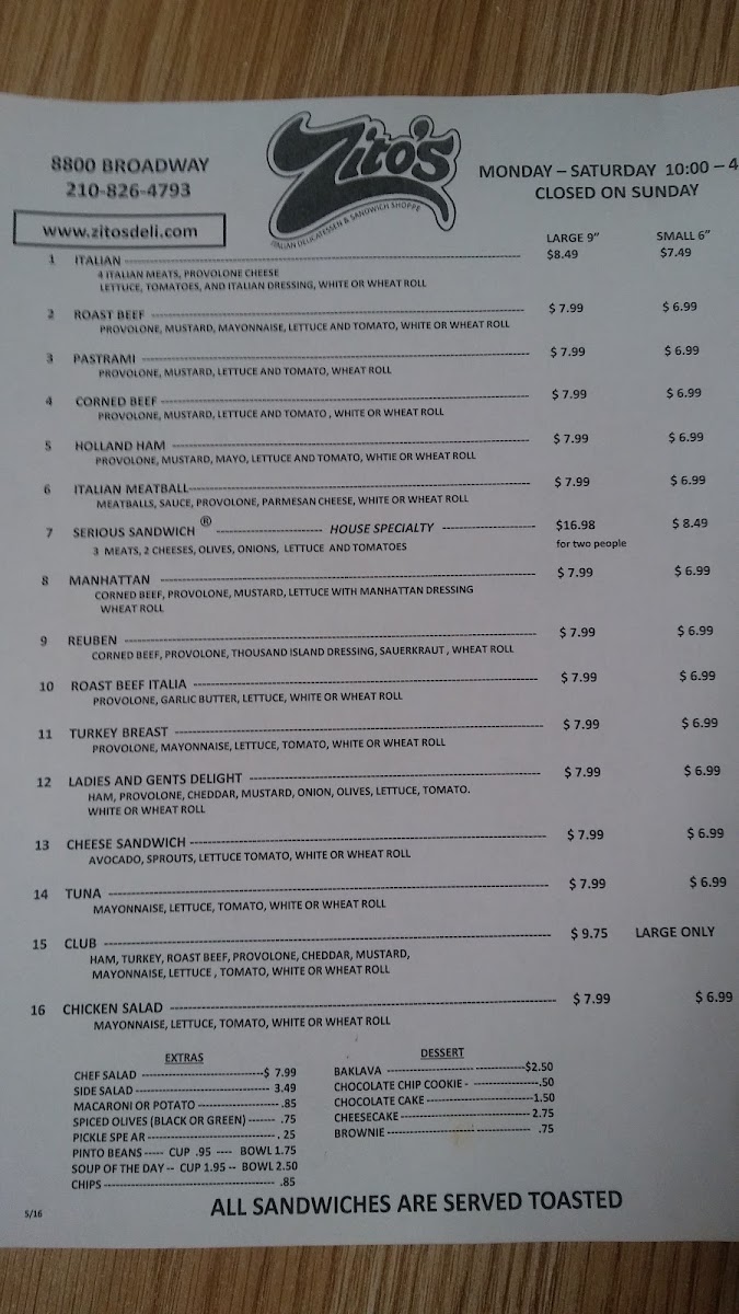 Zito's Deli - 6