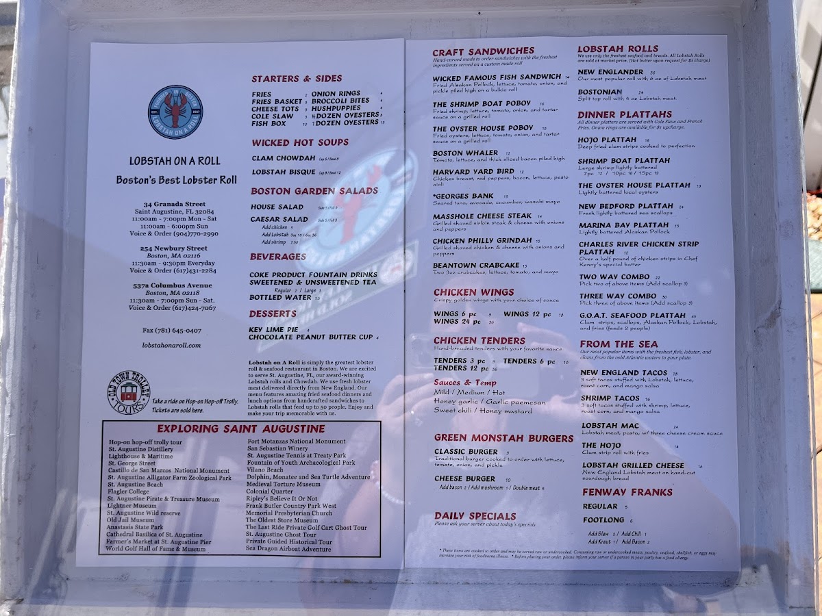 Lobstah On A Roll - St. Augustine, Florida - 7