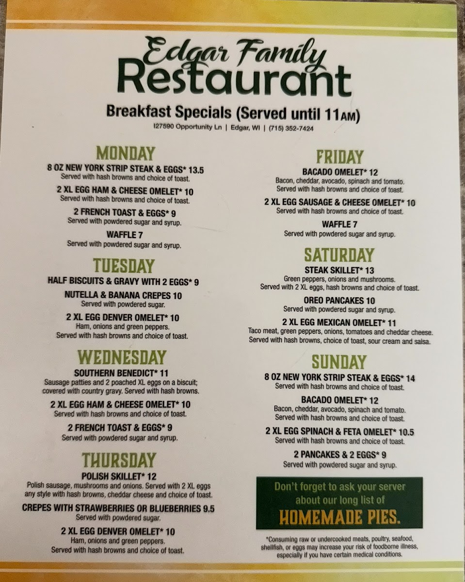 Edgar Family Restaurant - 4