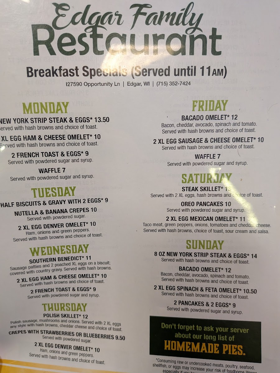 Edgar Family Restaurant - 8