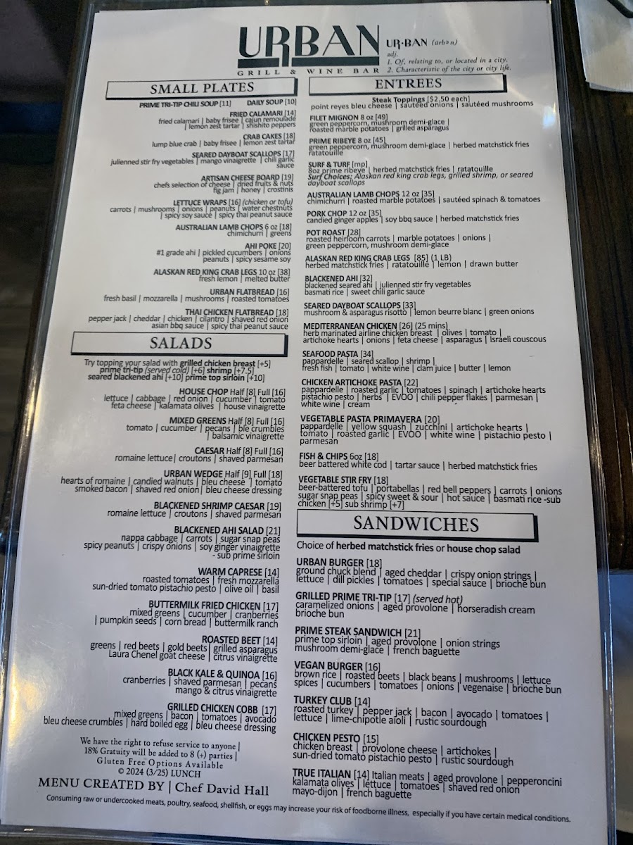 Urban Grill and Wine Bar - 1